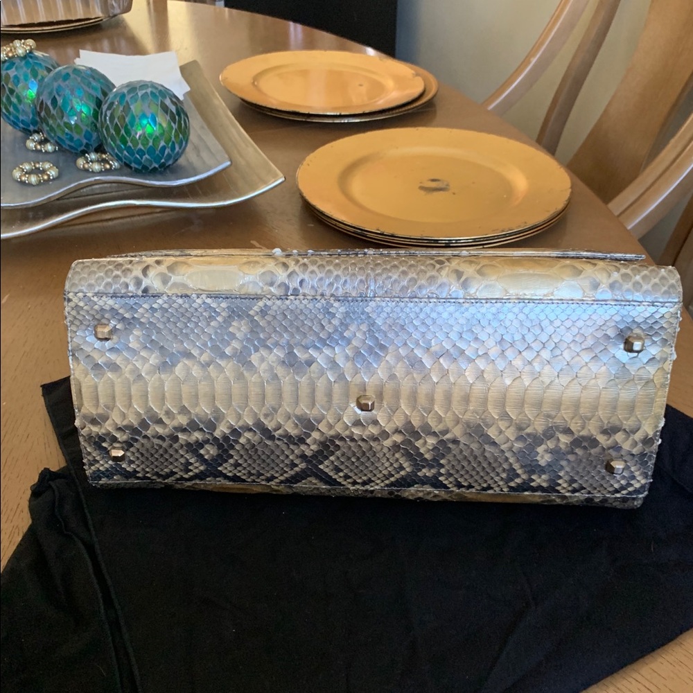 St. John Python Top Handle Bag - image 4